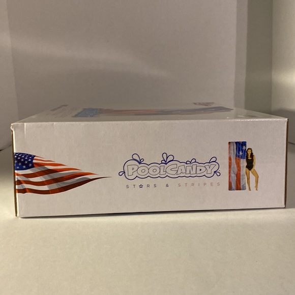 PoolCandy Stars & Stripes Deluxe Pool Raft Pool FLoat - NEW! - Picture 8 of 8